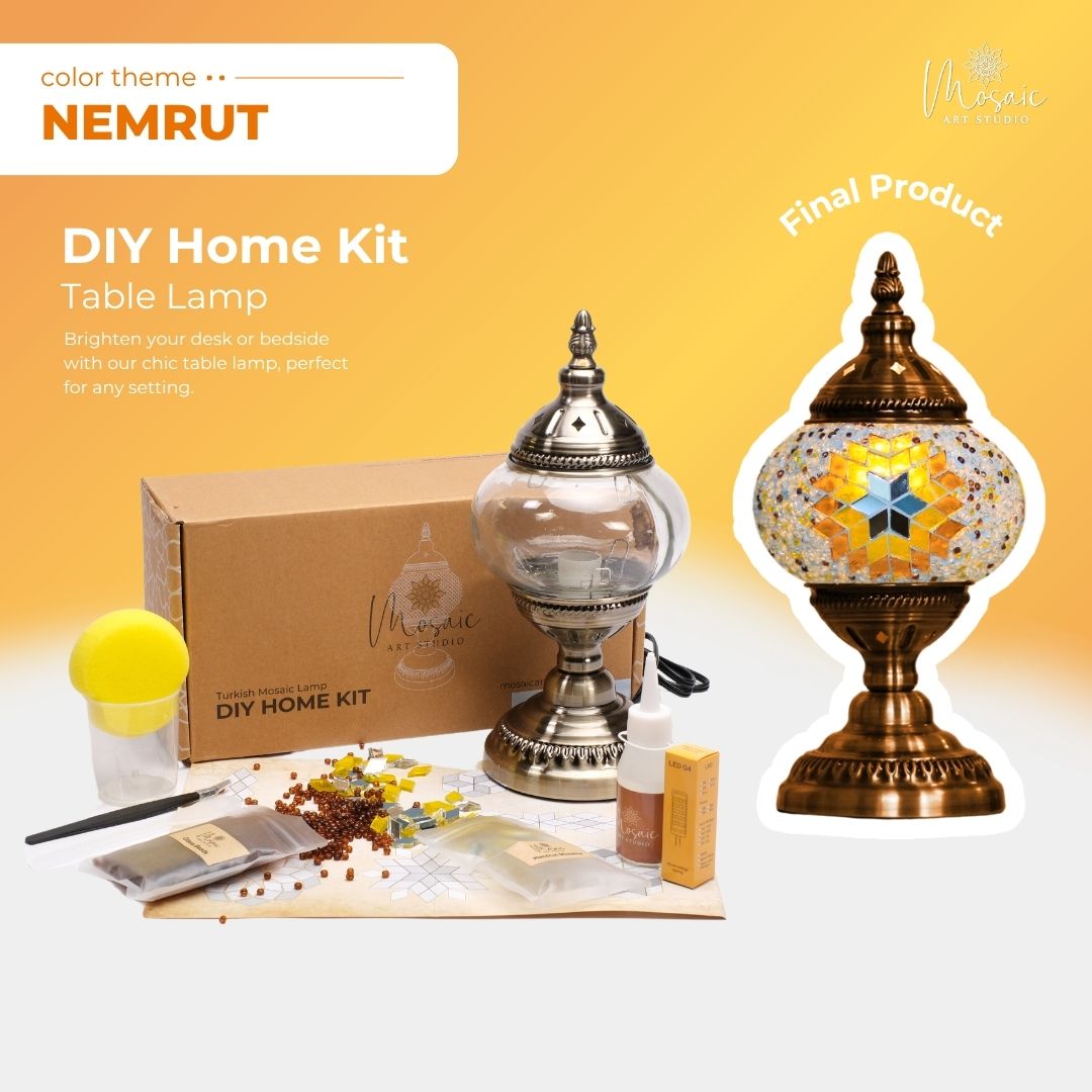 Mosaic Lamp DIY Home Kit