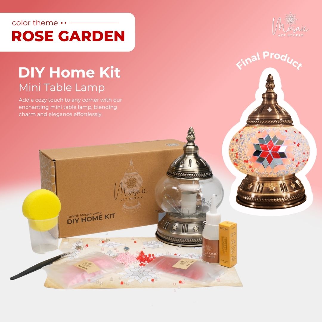Mosaic Lamp DIY Home Kit