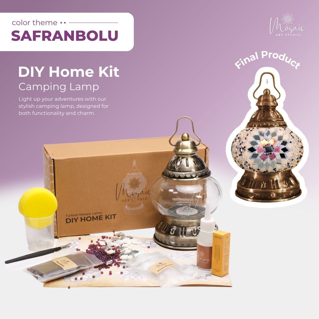 Mosaic Lamp DIY Home Kit