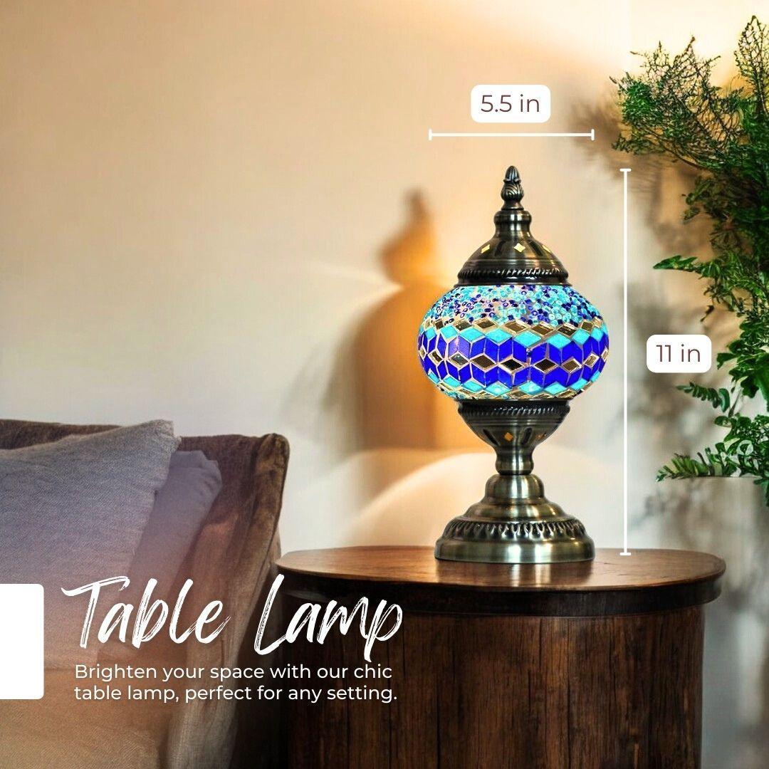 Ready-made Mosaic Lamp - Aegean Fractals