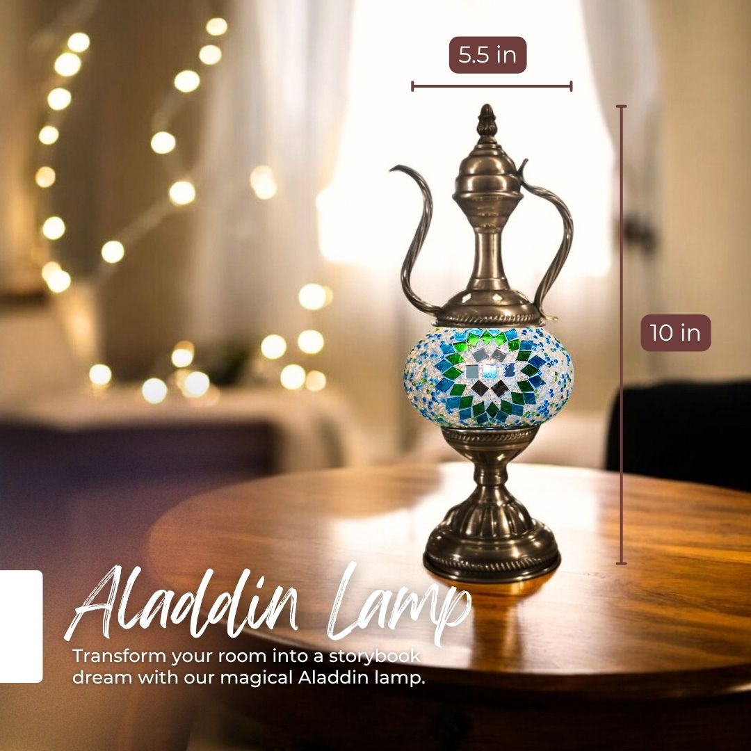 Ready-made Mosaic Lamp - Black Sea