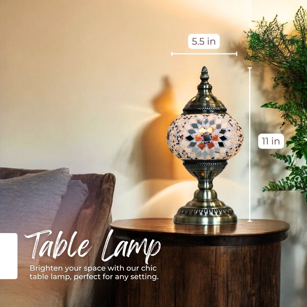 Ready-made Mosaic Lamp - Safranbolu